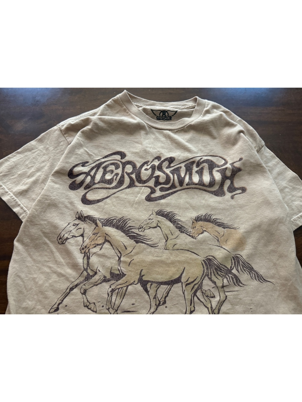 aerosmith ridin' high graphic t-shirt size small